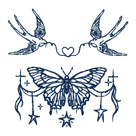 Pair of Doves Tattoo