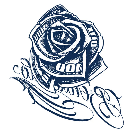 Rose Money Tattoo