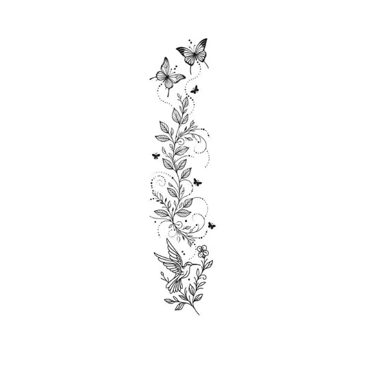 Flower Dewdrop Tattoo
