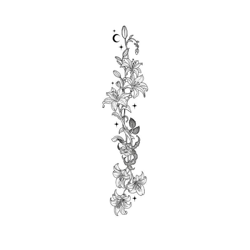 Flower Veillight Tattoo