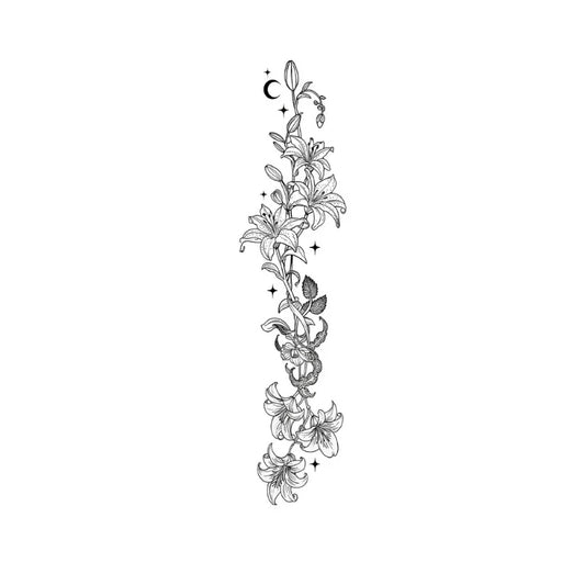 Flower Veillight Tattoo