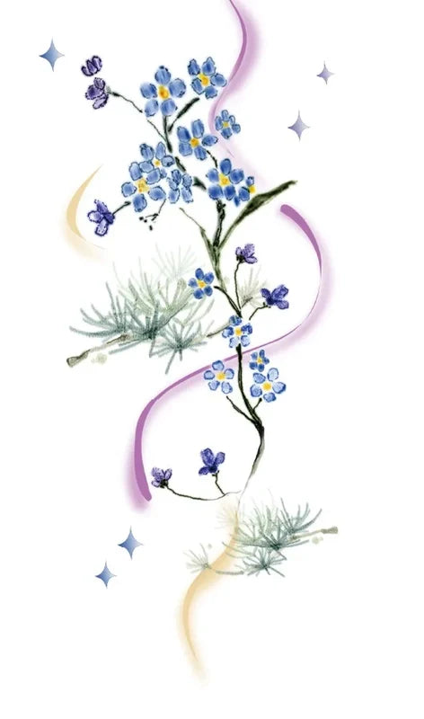 Flower Moonbeam Tattoo