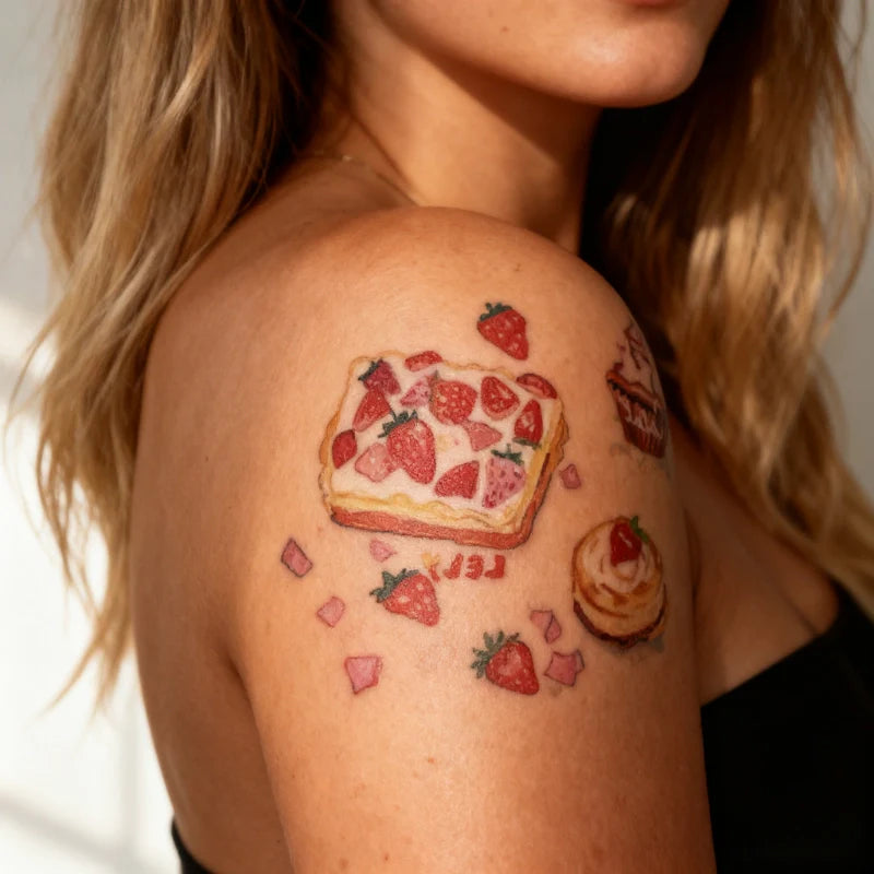 Whimsy Cake Tattoo