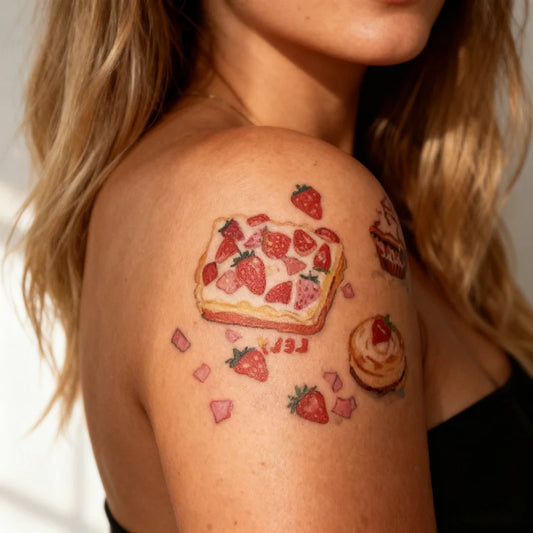 Whimsy Cake Tattoo