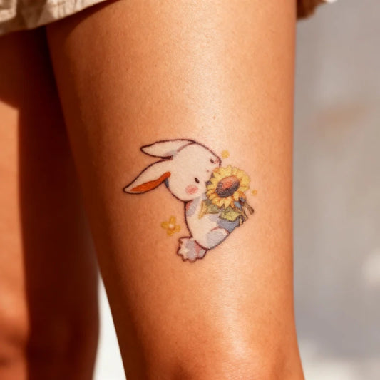 Whisper Bunny Tattoo