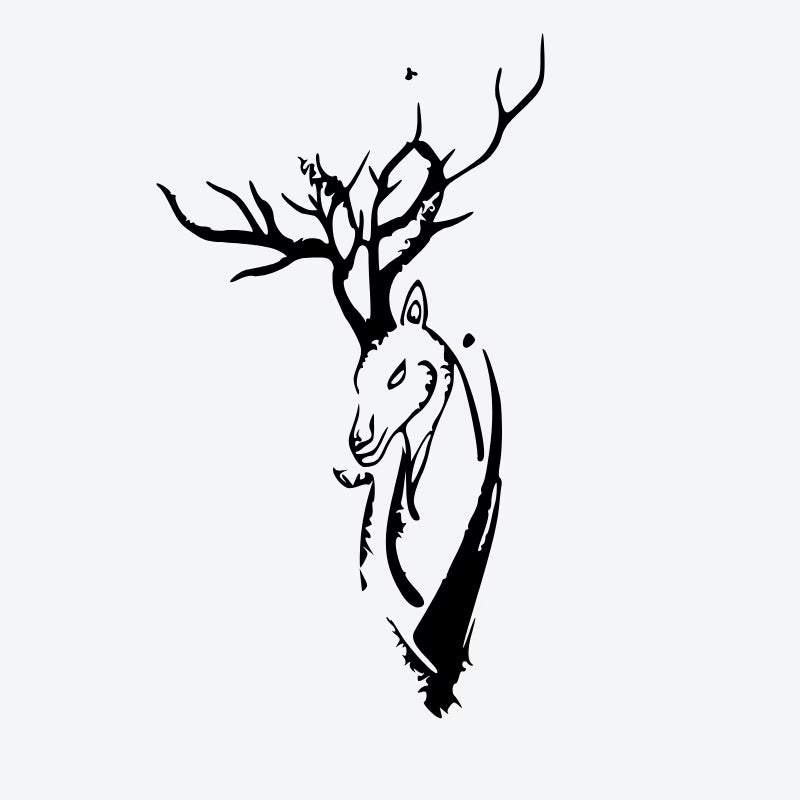 Deer Antlers Tattoo