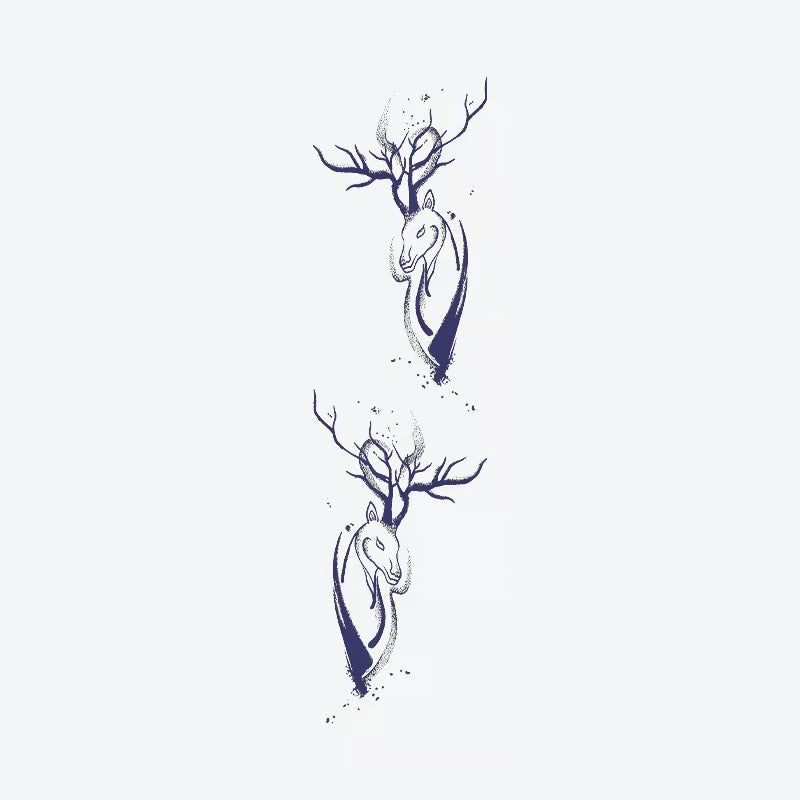 Deer Antlers Tattoo