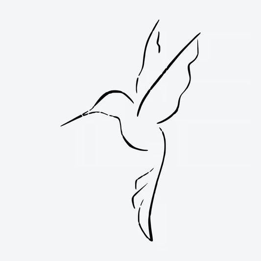 Hummingbird Silhouette Tattoo
