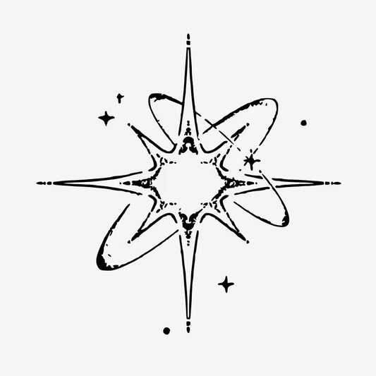 Celestial Starburst Tattoo