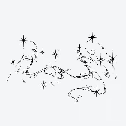 Celestial Swirls Tattoo