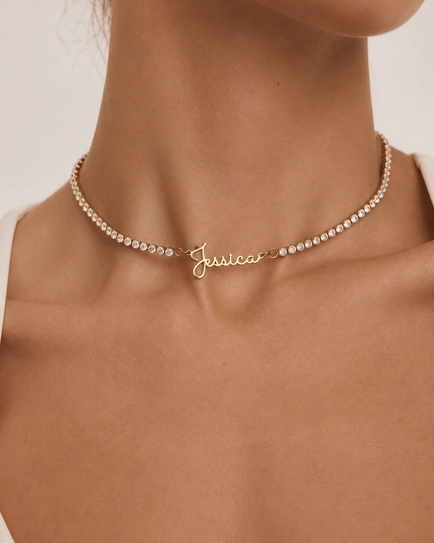 Signature Name Tennis Necklace